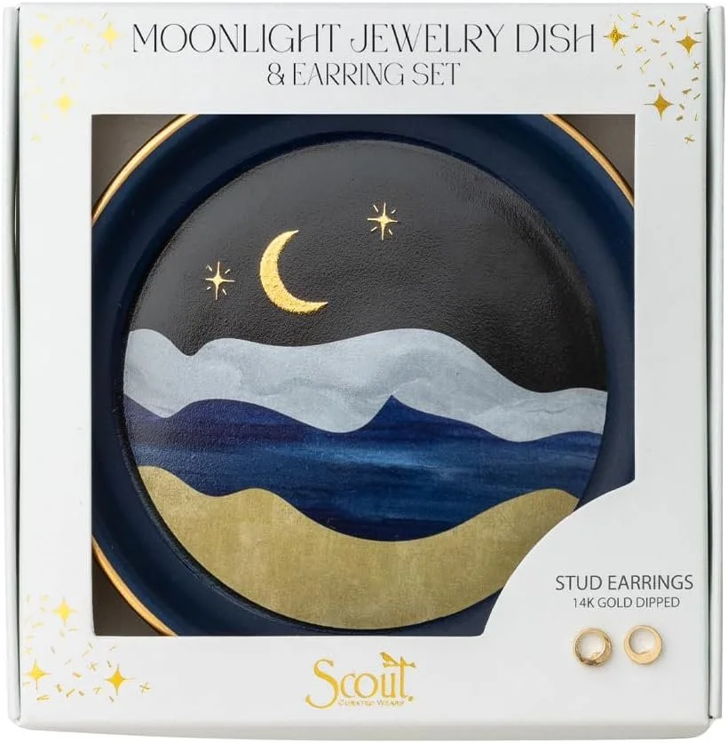Jewelry Dish & Stud Earring Set #2