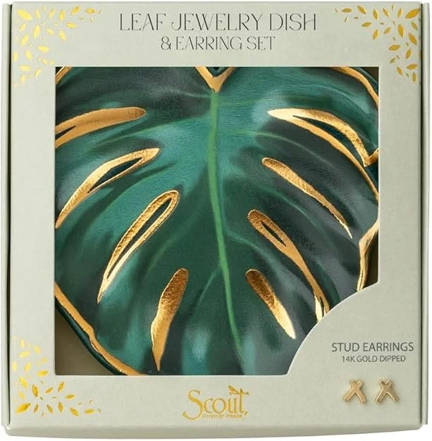 Jewelry Dish & Stud Earring Set #3