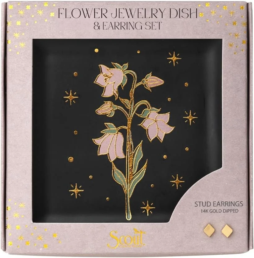 Jewelry Dish & Stud Earring Set #4