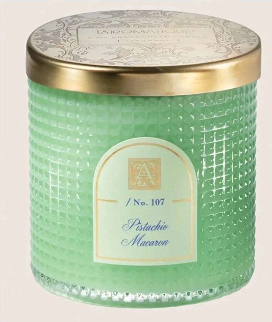 Pistachio Macron Candle