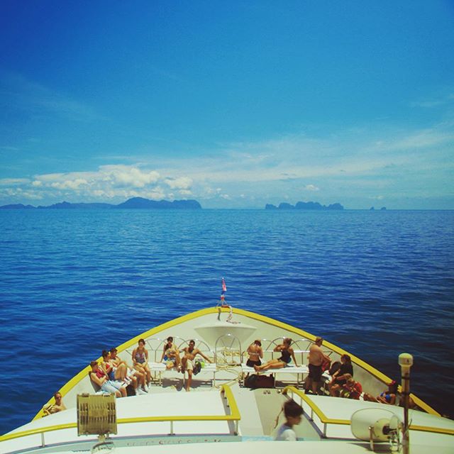 Boat, the preferred mode of transportation since forever. #showyourfeathers