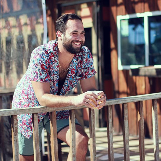 This summer, you too can be this manly. Pre-order our one-button shirt on Kickstarter now! www.bit.ly/PeacockSummer #showyourfeathers #cincodemayo #party #fashion #summer #poolparty #daydrinking #sun