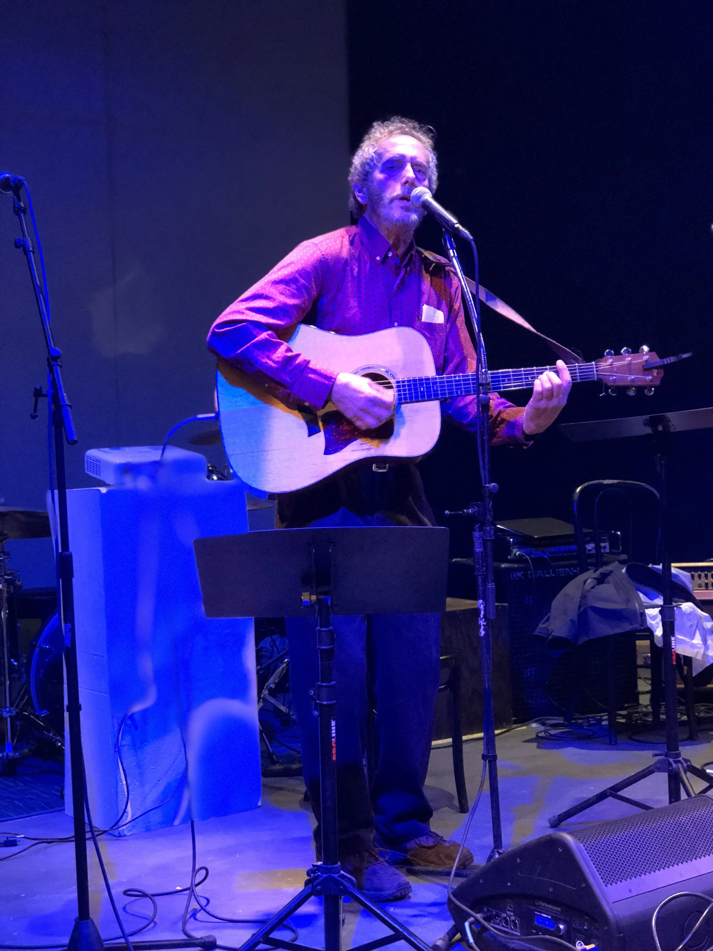 Bob Gudmundson, of Desire Fish Co, sings original songs of the sea in 2018.