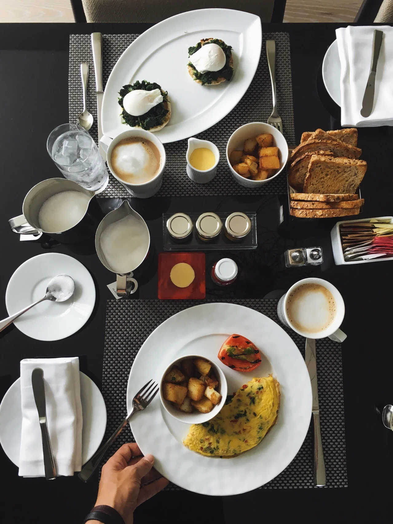 Breakfast at the Four Seasons in Toronto. 