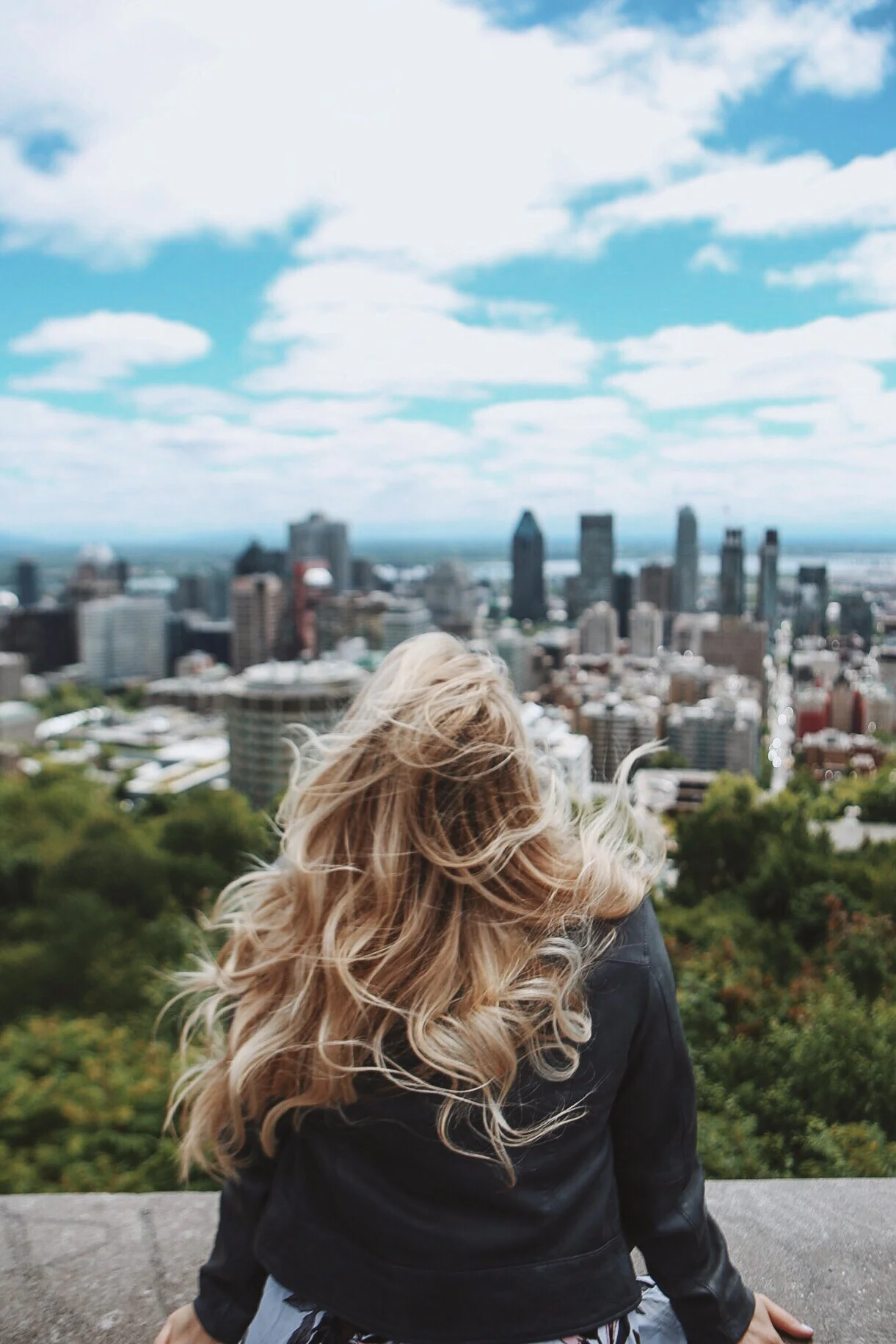 Overlooking Montreal.