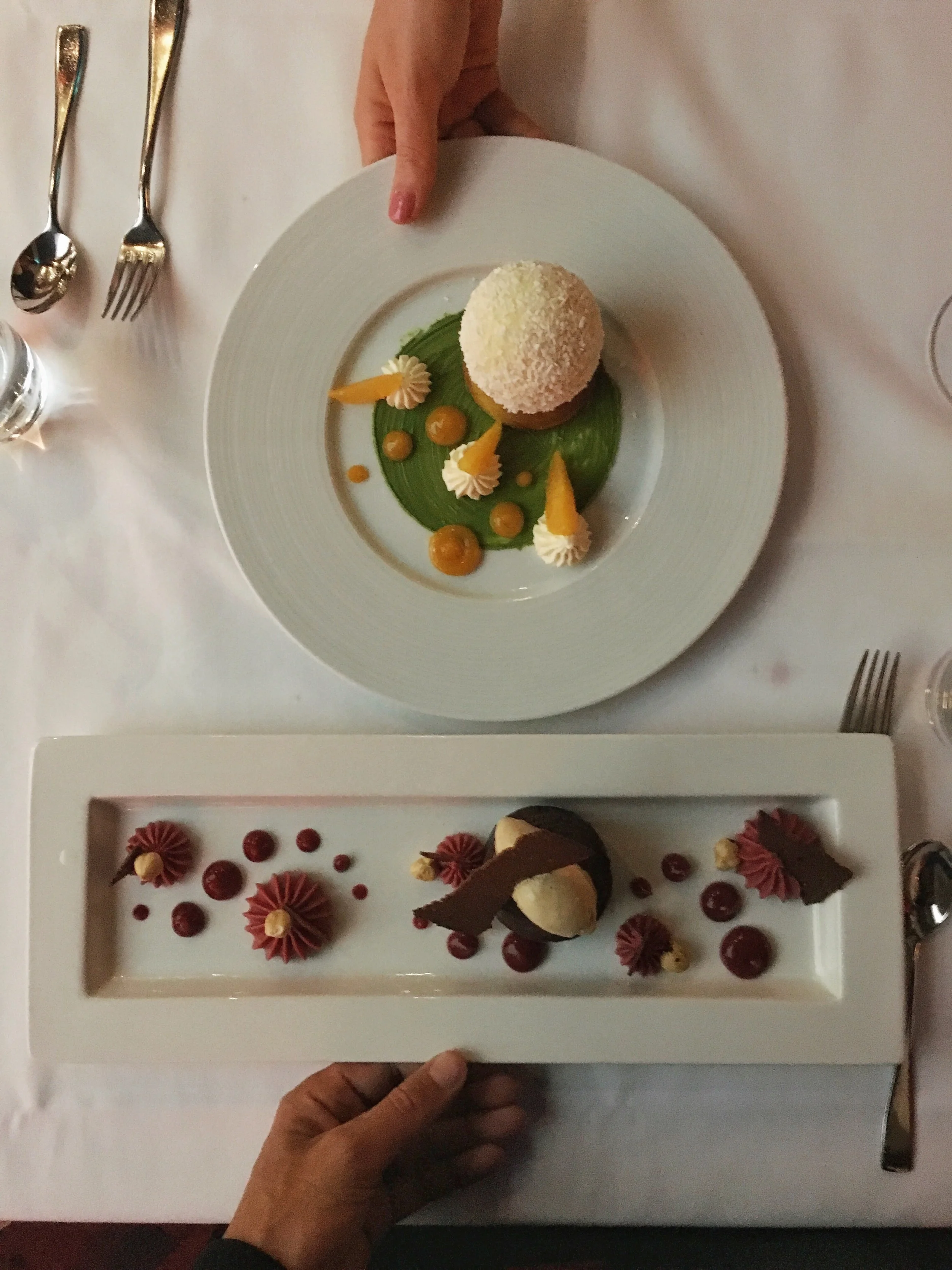 Dessert at Le- Saint Amour in Quebec.