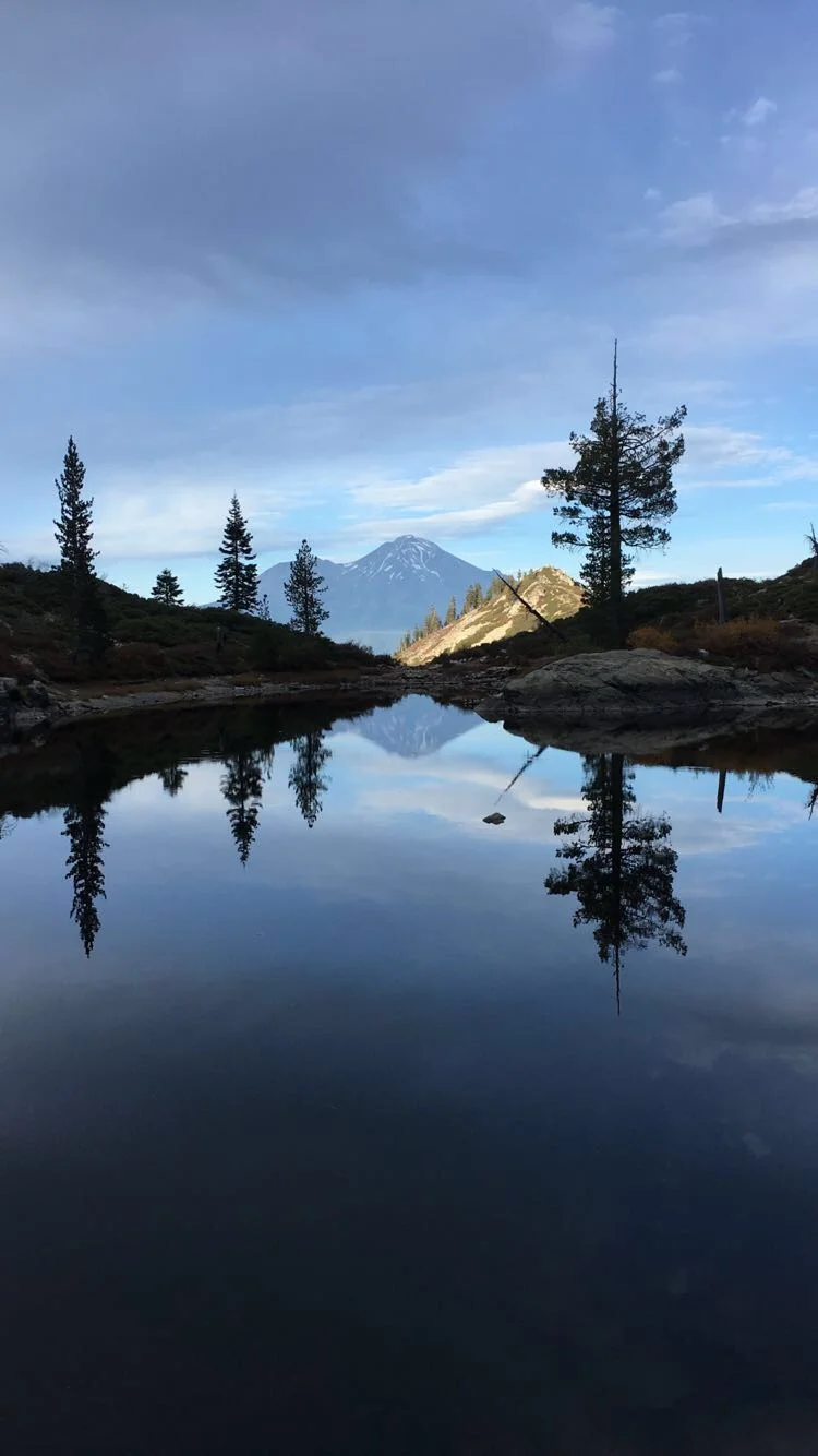 Mount Shasta from Heart Lake.