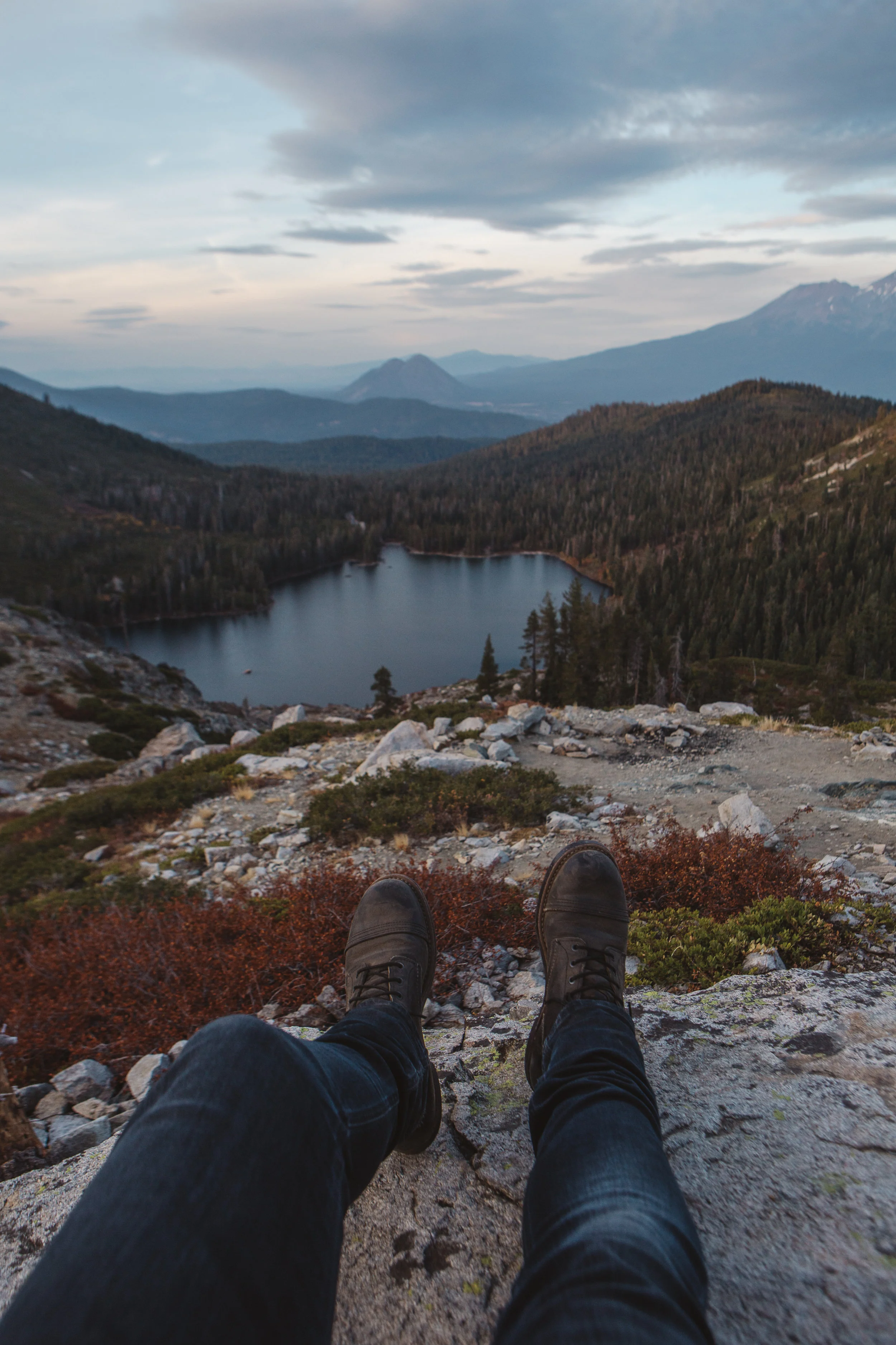 Overlooking Castle Lake.