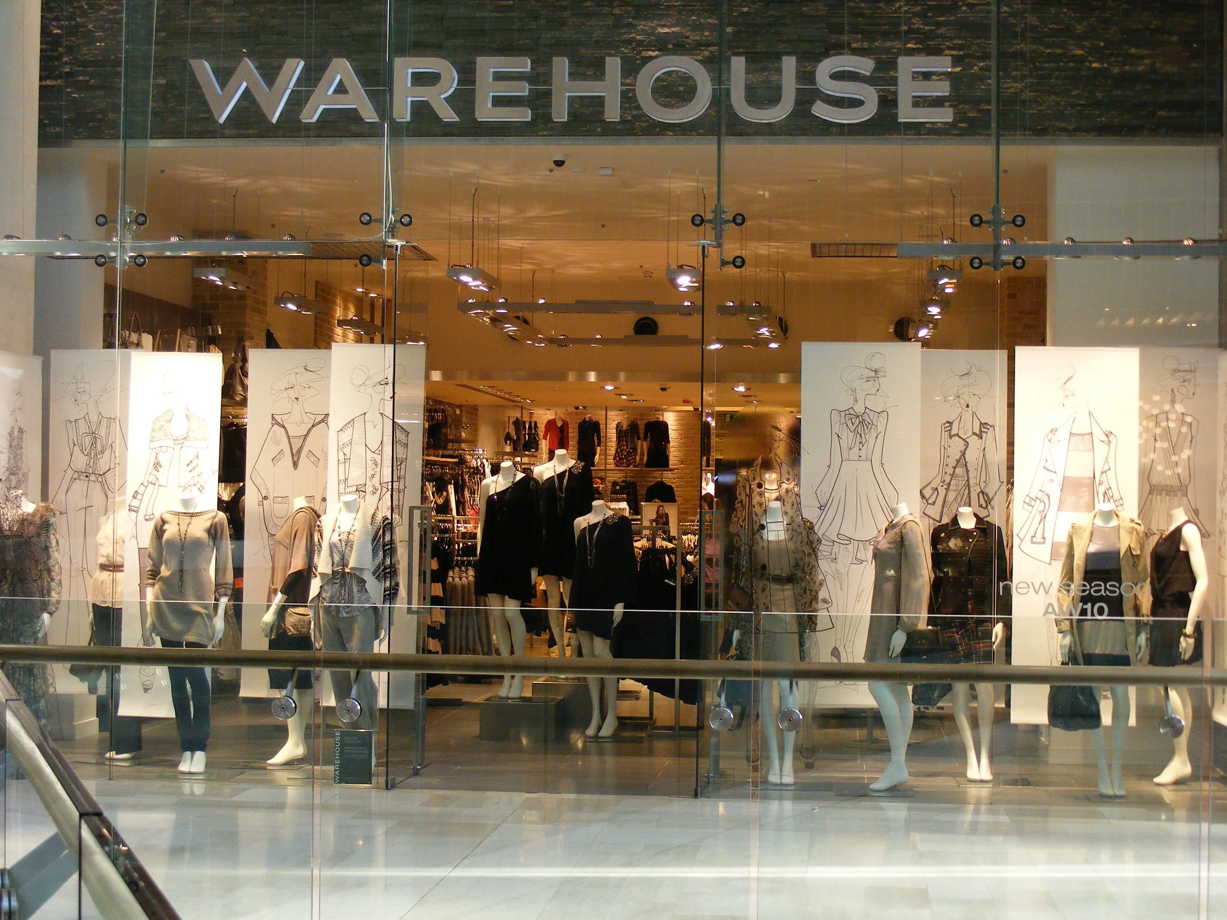 Warehouse Store Front Display