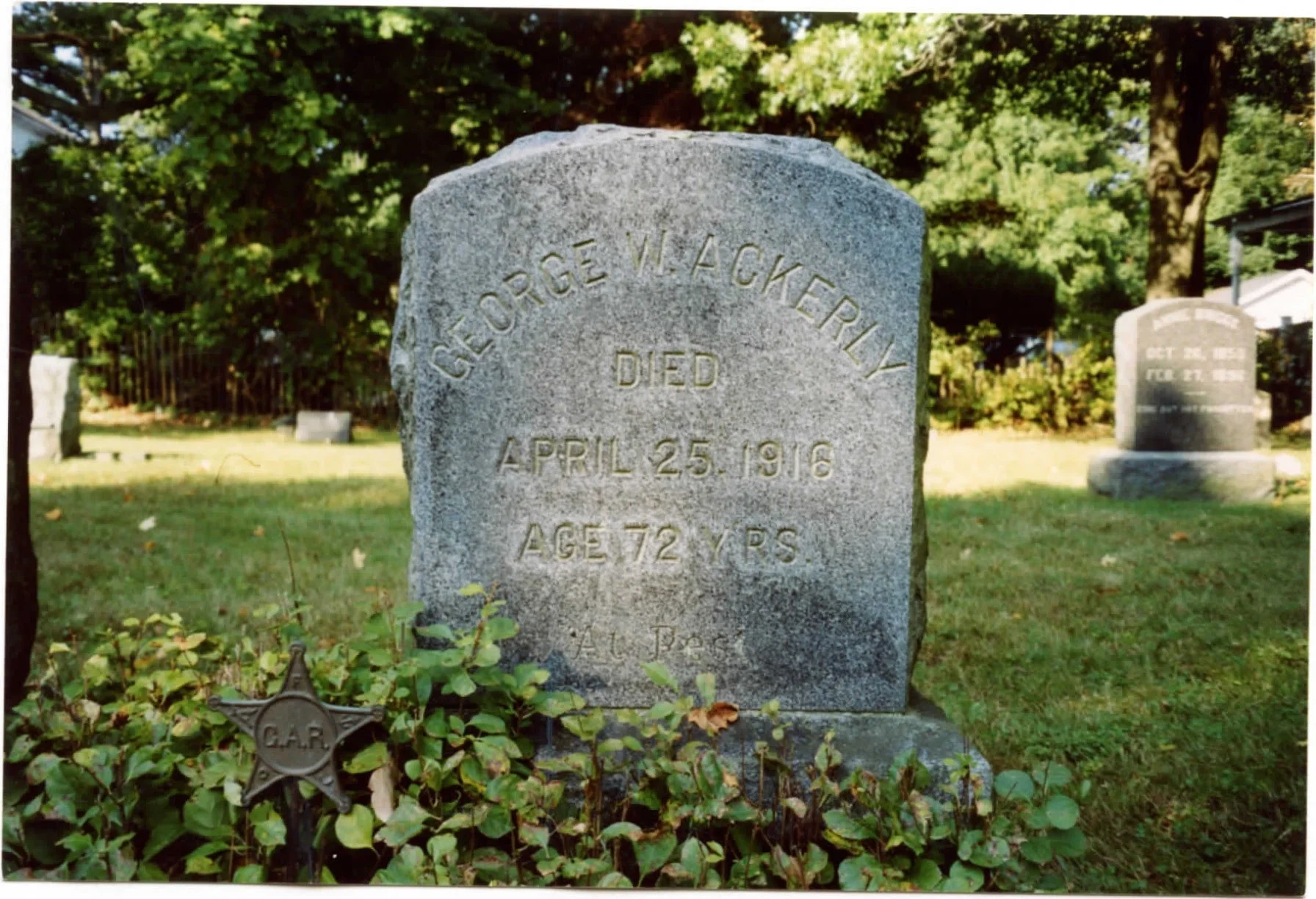 Corporal George W Ackerly