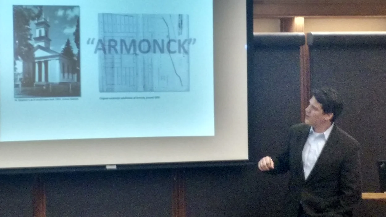 Image 2 : "Armonck": This is not a typo . In 1850, the name originally had a "C" that was later dropped.
