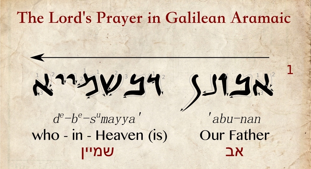 The Lord's Prayer in Galilean Aramaic