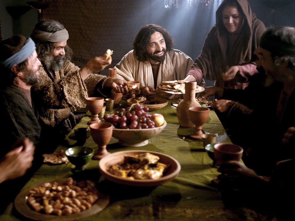 A dinner party from the time of Jesus