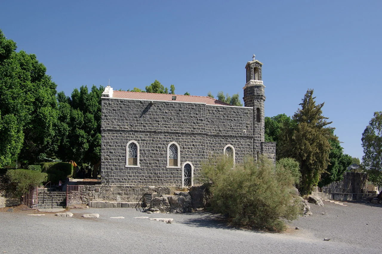 The Church of the Primacy of Peter with the Mensa Christi (the Table of Christ) in Galilee