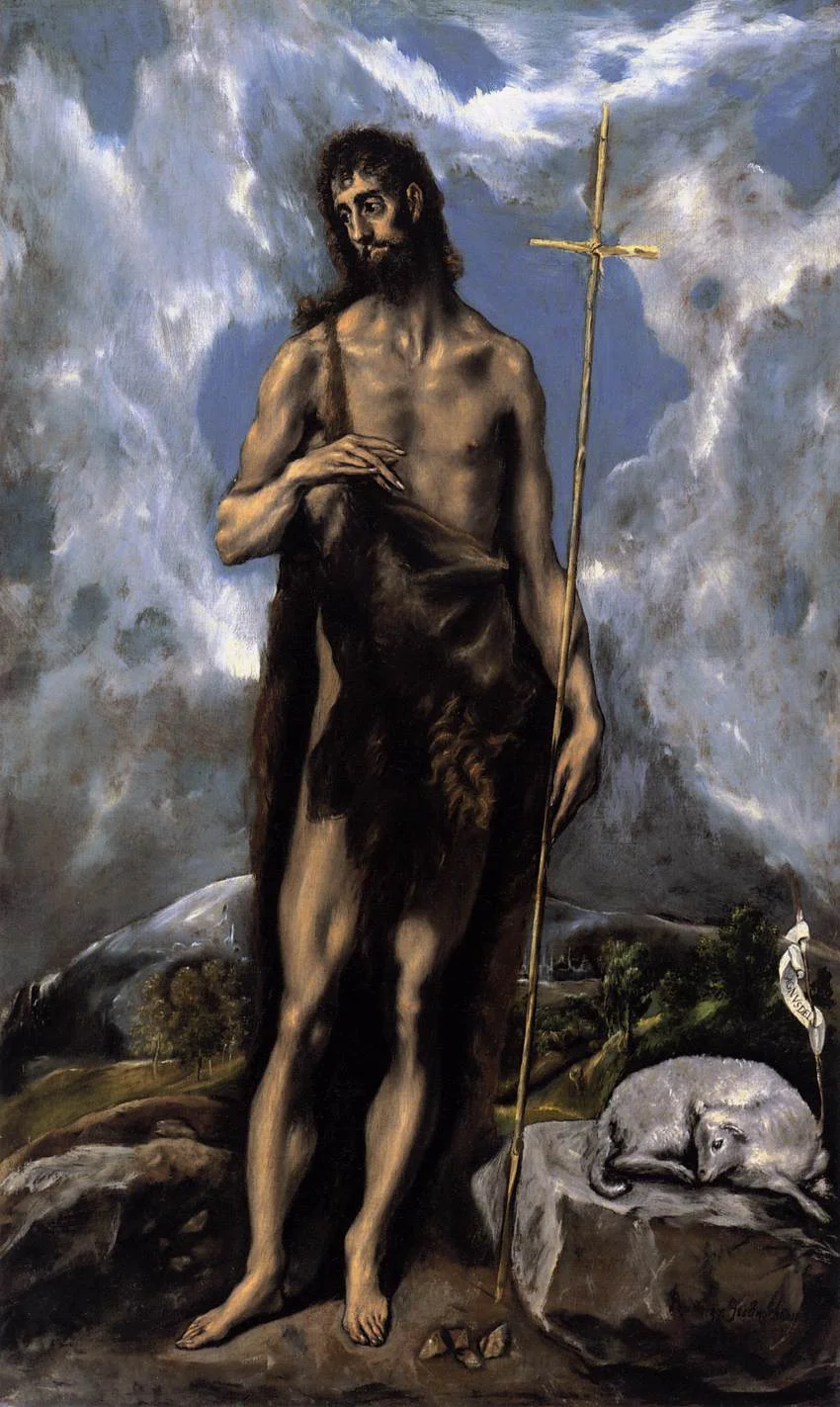 St. John the Baptist by El Greco.