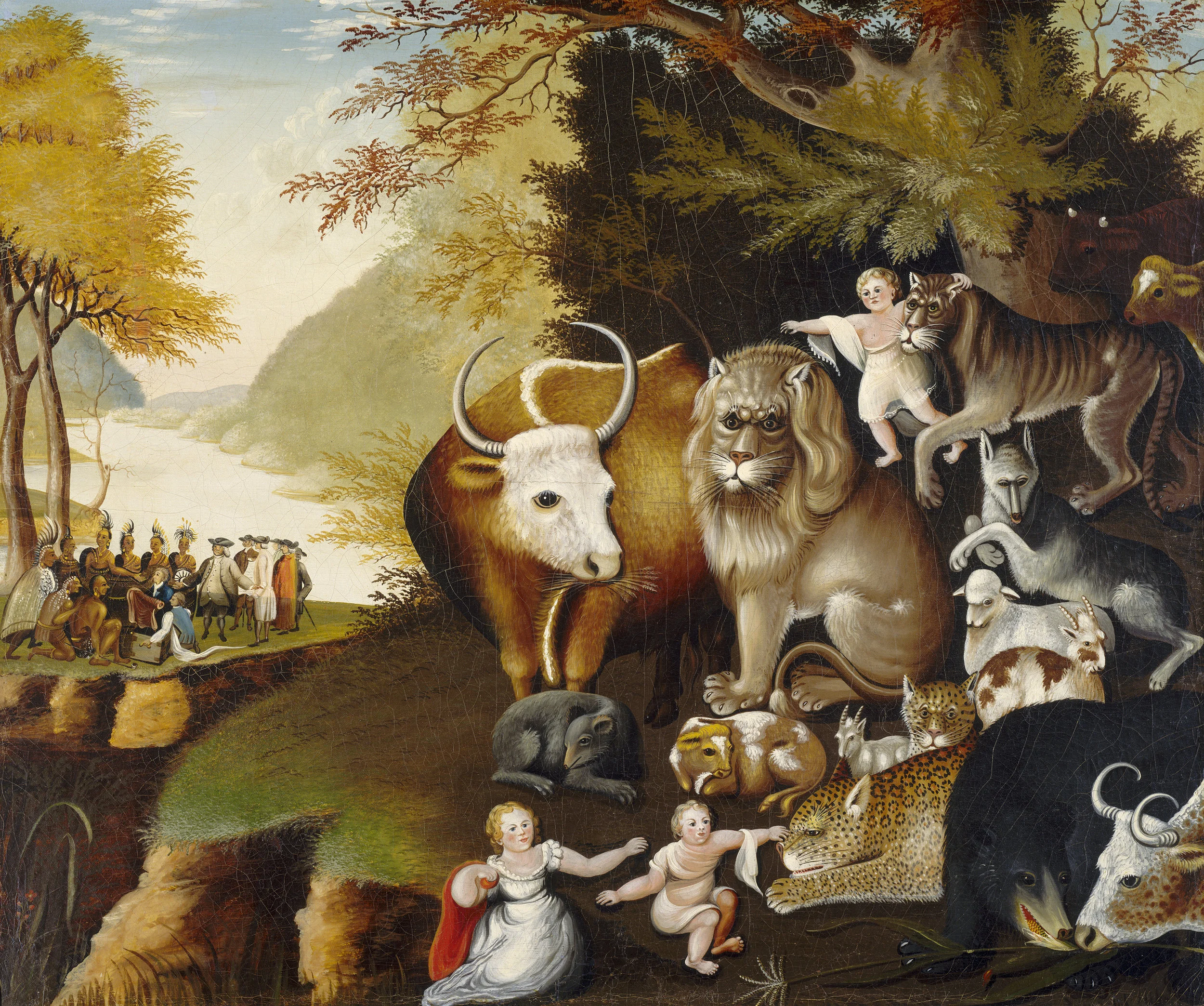 The Peaceable Kingdom by Edward Hicks.