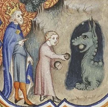 The story of the Bel and the Dragon (an extra part of the Book of Daniel)