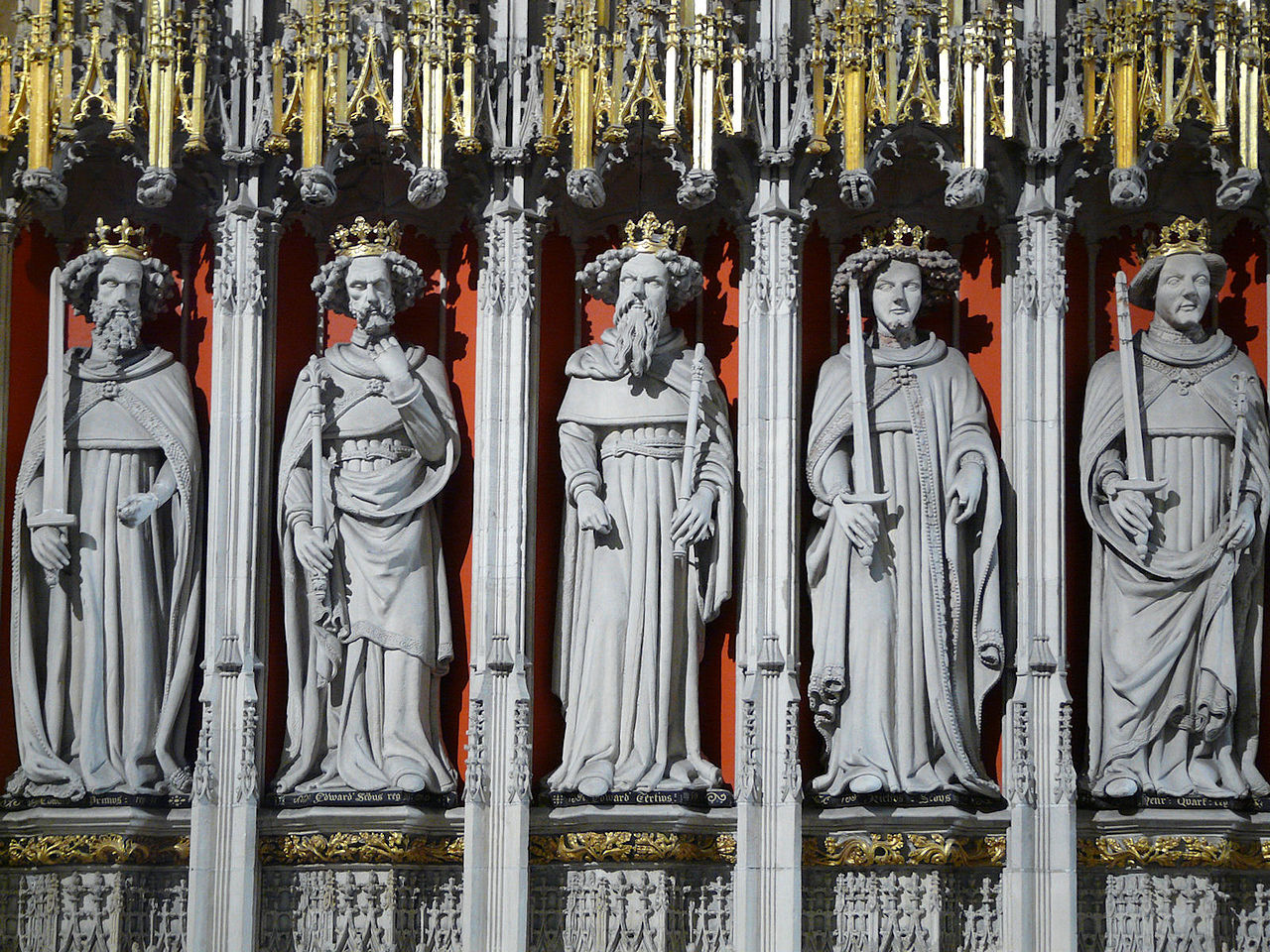 York Minster's choir screen