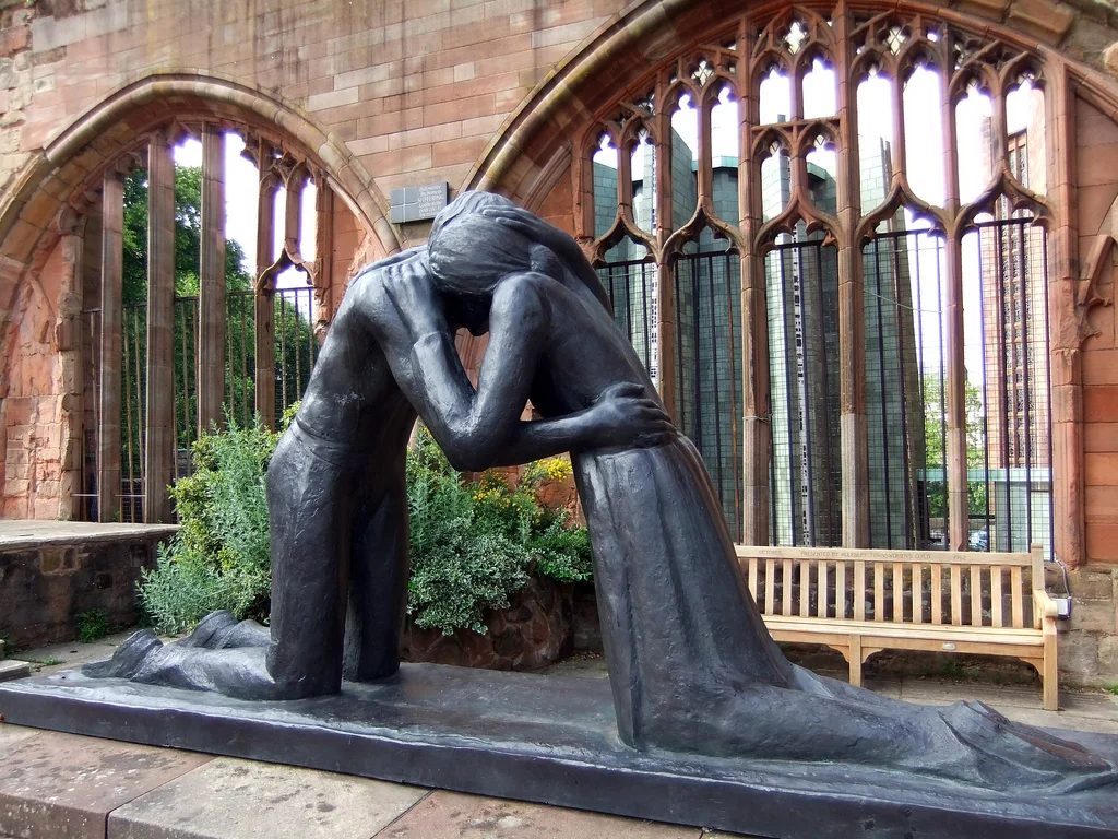 Reconciliation by Josefina de Vasconcellos, at Coventry Cathedral, England