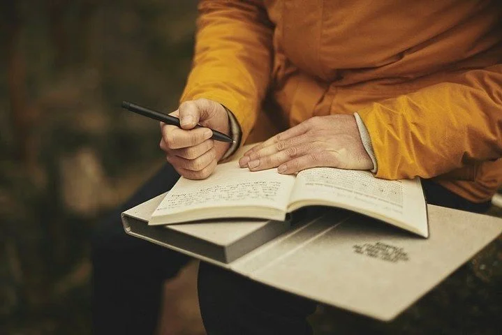 Nature journaling doesn't require beautiful handwriting or artistic skill. 
Just a notebook, something to write or draw with, and a few minutes outside.
The practice is simple: go somewhere you can observe the natural world. Write, sketch, or note wh
