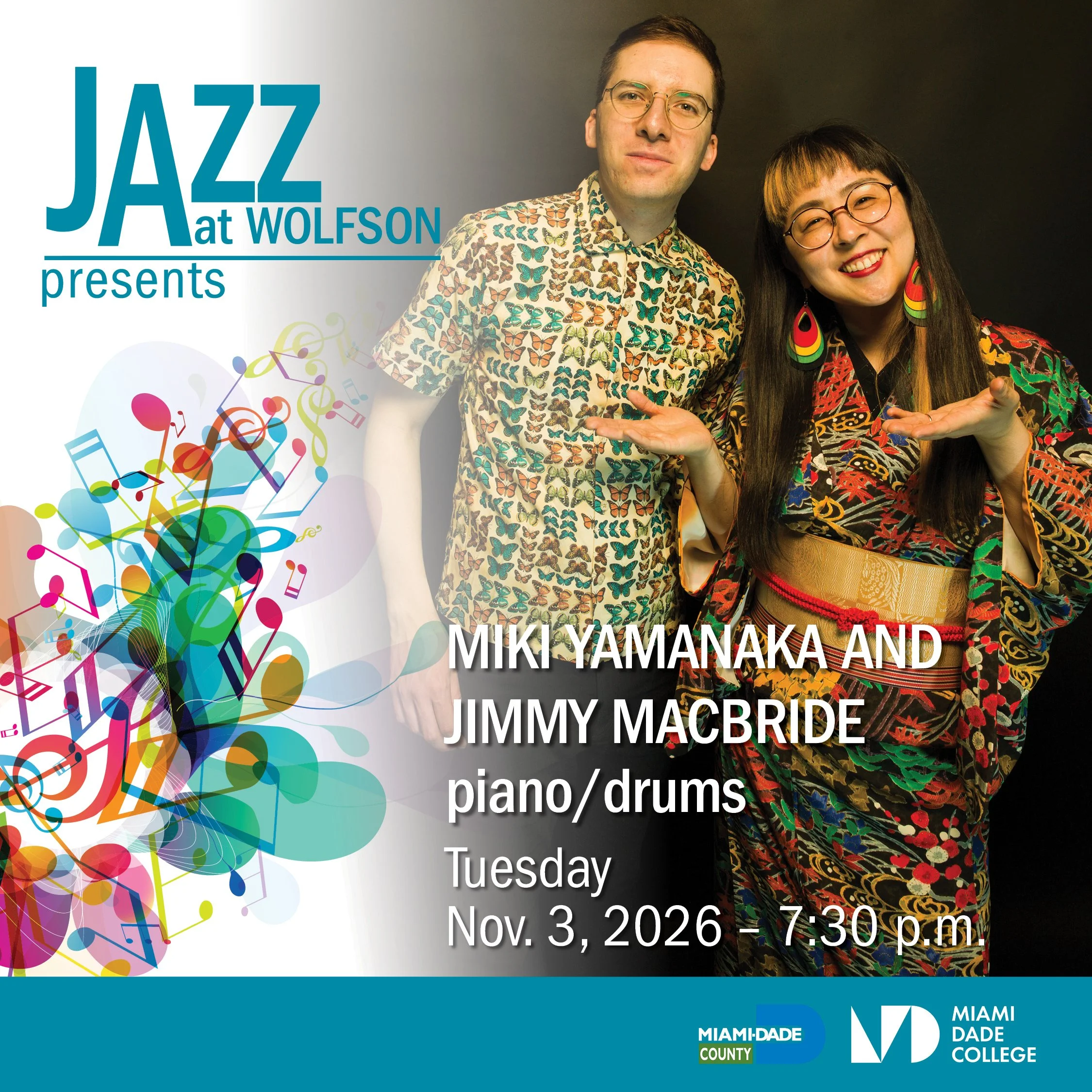 Jazz at Wolfson with Miki Yamanaka and Jimmy Macbride