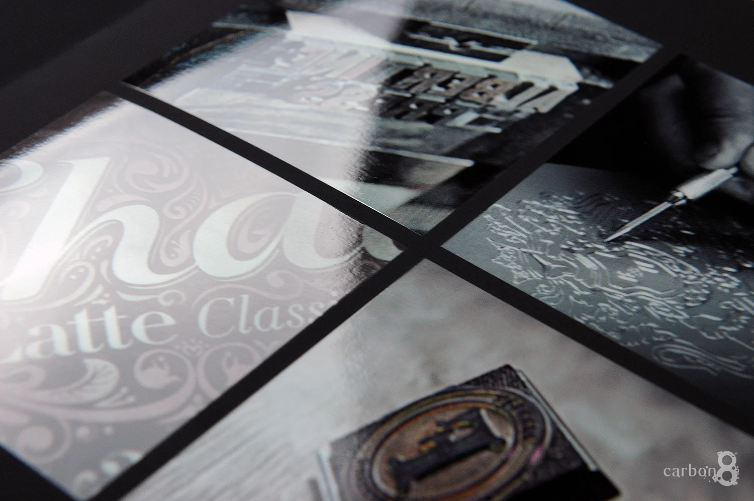 Spot UV print on book cover