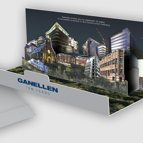 GANELLEN POP-UP INVITATION