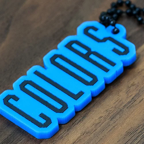 COLOURED LASER CUT ACRYLIC PENDENT