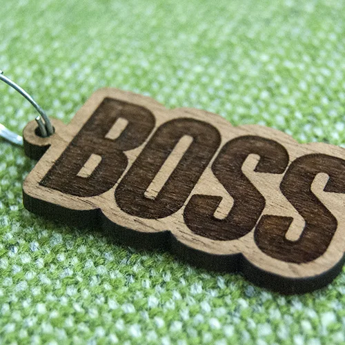 LASER ENGRAVED KEY RING