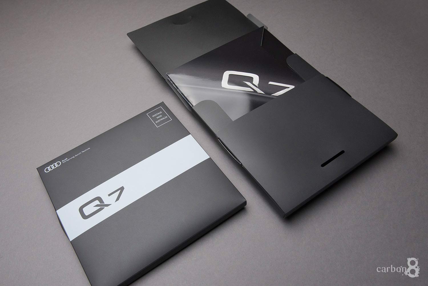 Audi complex fold direct mail outside