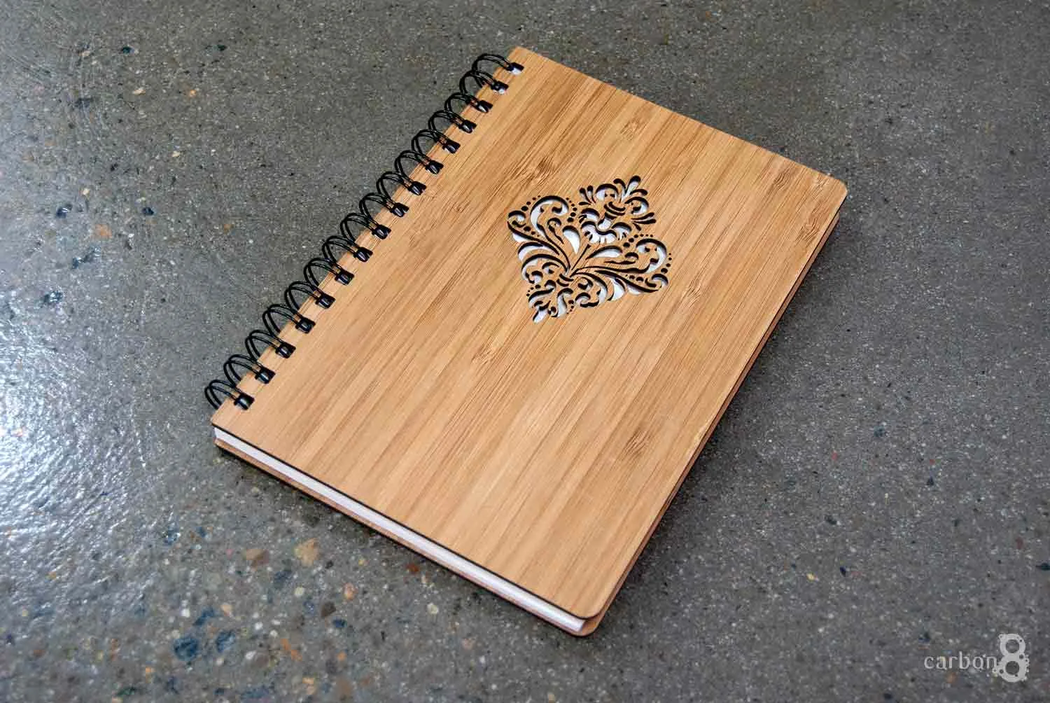 Notepad die cut bamboo