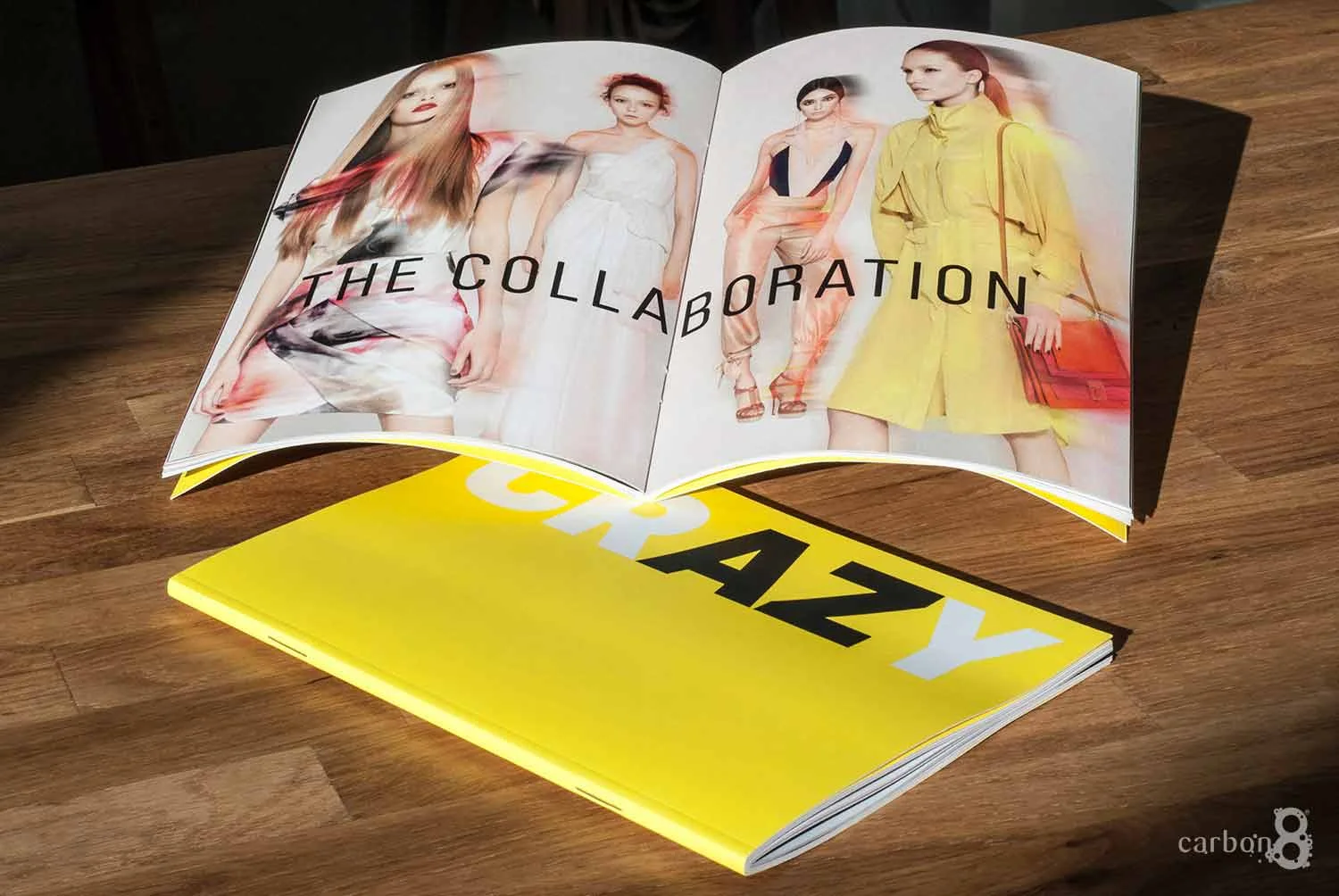 Moon Agency Saddle stitched booklet cover and inside