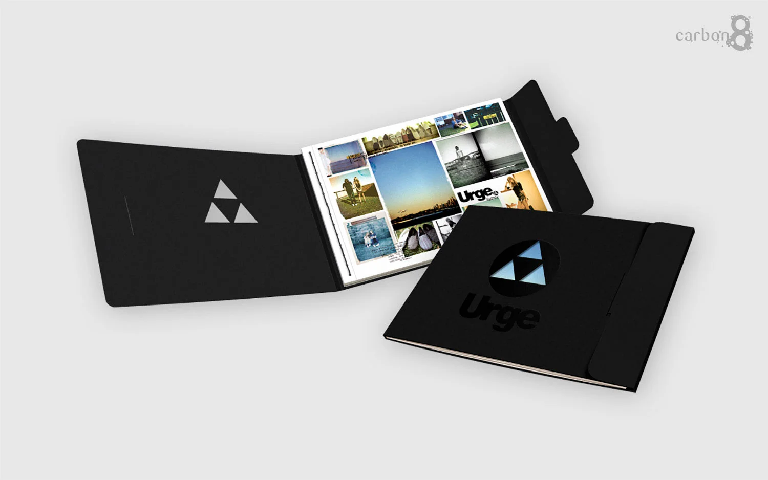 Urge Footwear die cut book