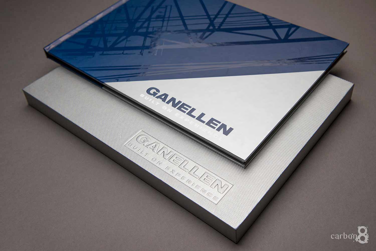 Ganellen case bound pitch book and cover