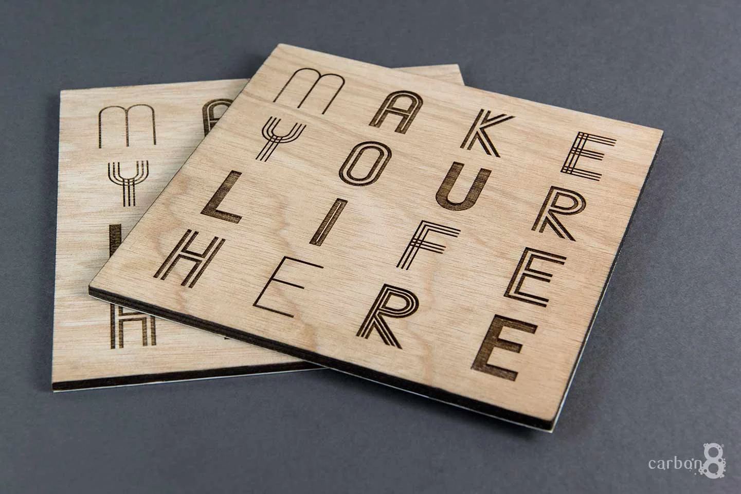 Invitation laser etched Mirvac