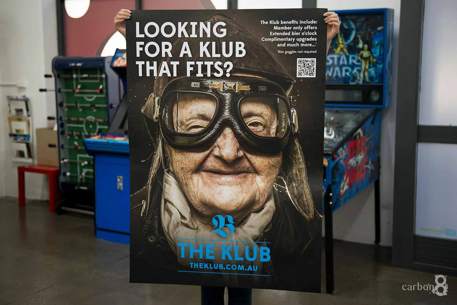 uncoated poster Bavarian Bier Cafe