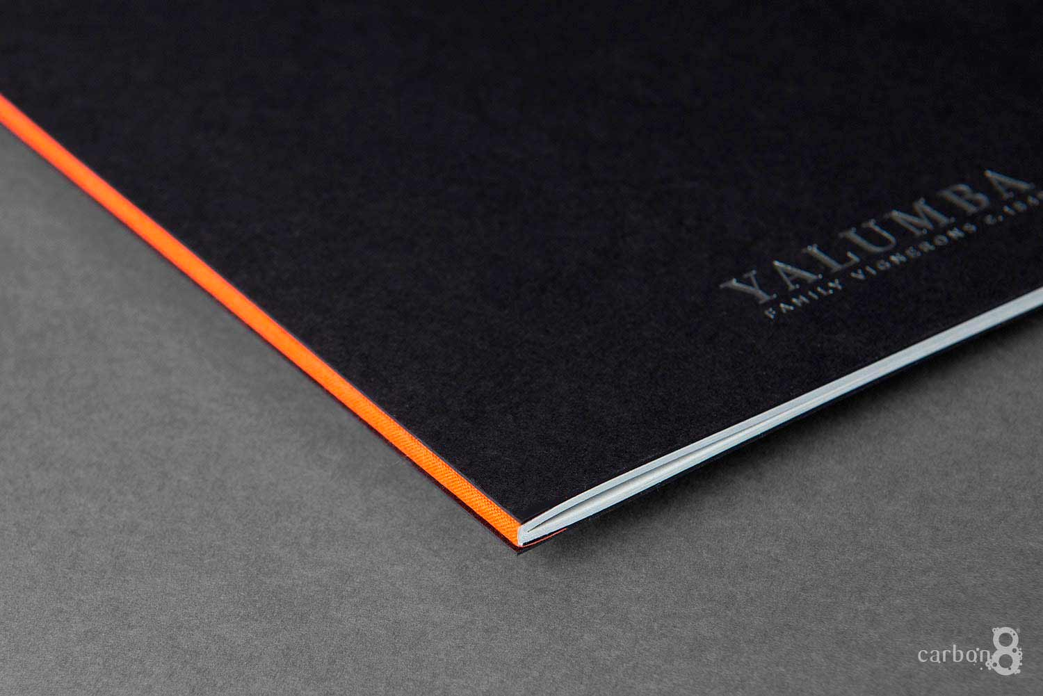 foil emboss plan Yalumba spine