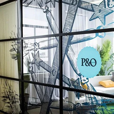 P&O OFFICE VINYL PRINT