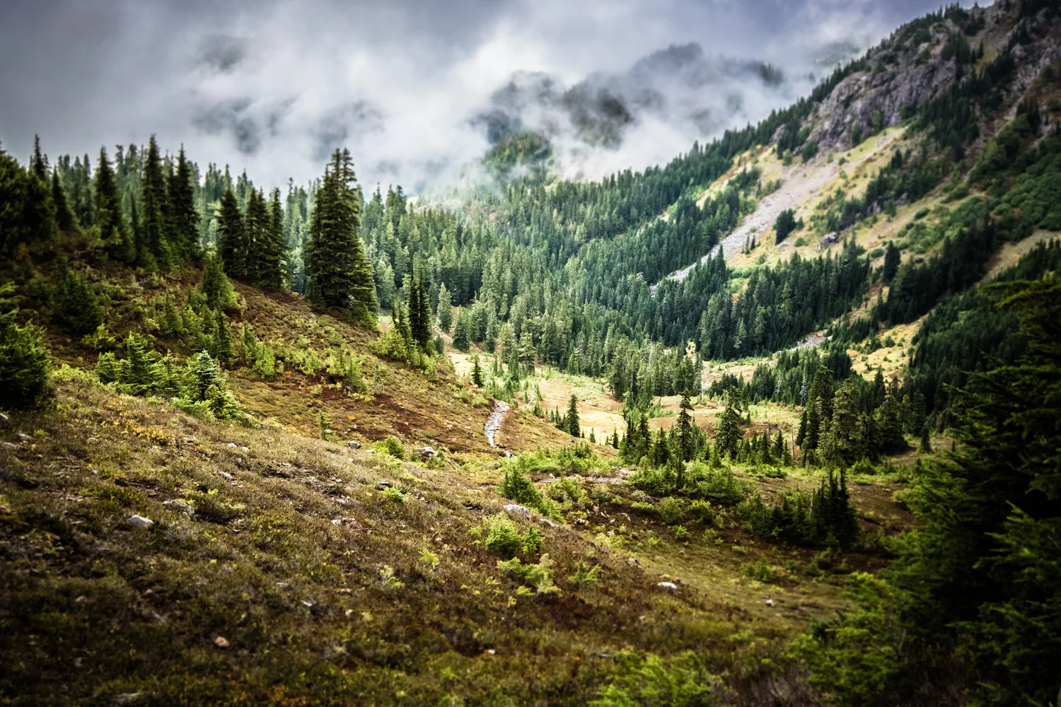 Clouds over the High Divide Loop
