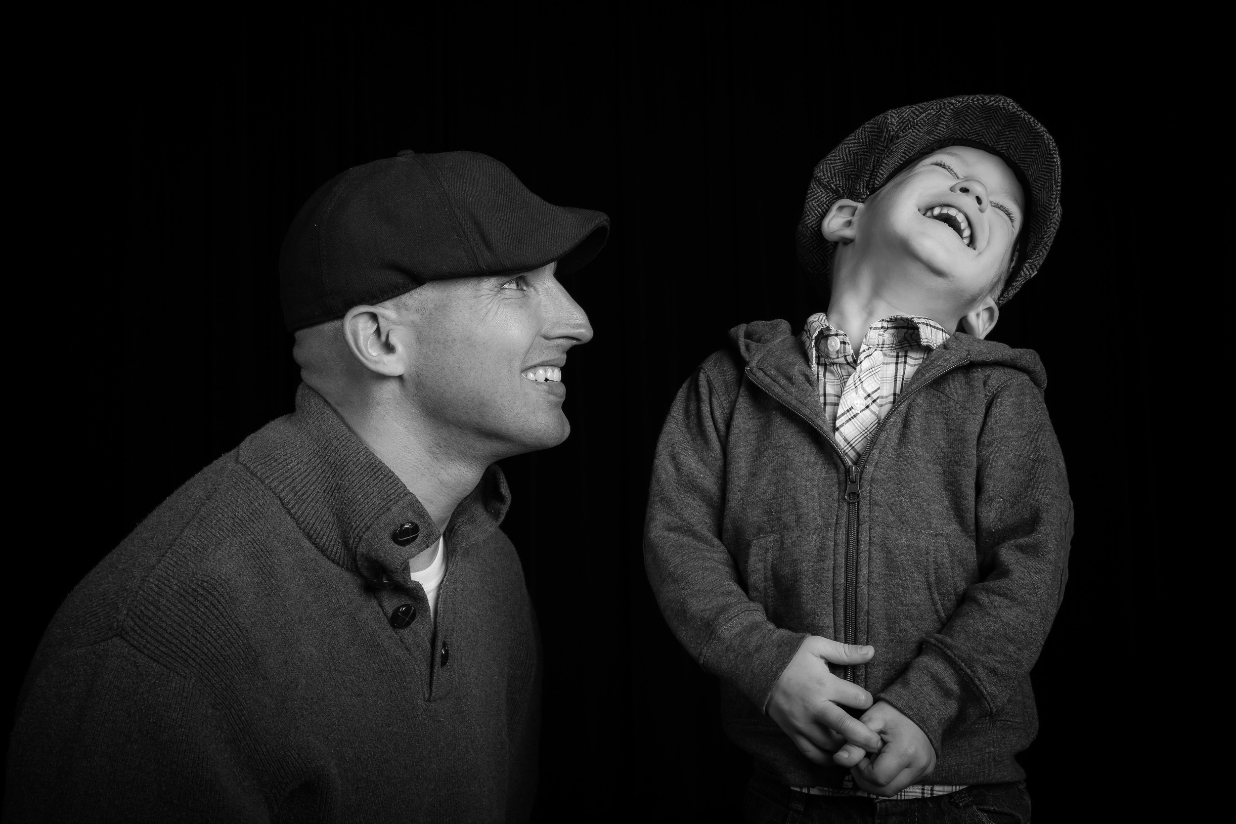 A fun studio session with Gideon (son #1) just before Denver (son #2) was born