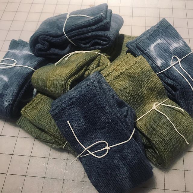 Freshly-made bamboo shibori-dyed socks! New colors! Perfect stocking stuffer 😂😂🧦🧦🥰🥰