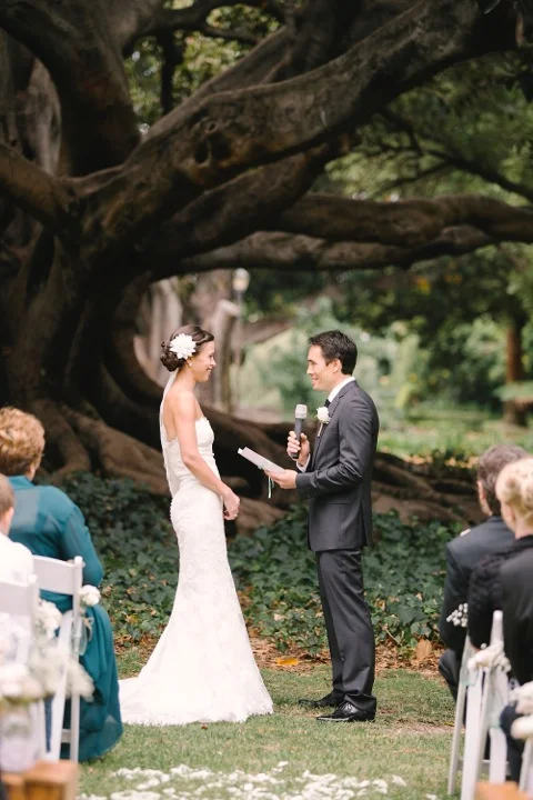 Megan and James courtesy of Photography by Emma Pointon . Nick, Liz and bridesmaids by Amanda Alessi Photography .