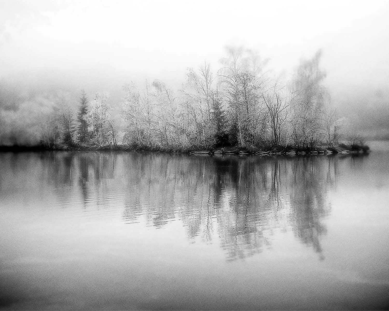 Winter Lake - Waters of Austria