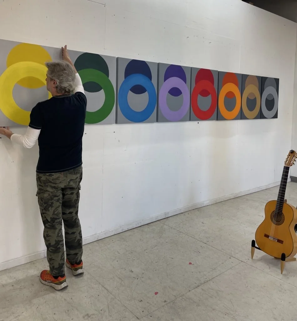 Artwork in studio