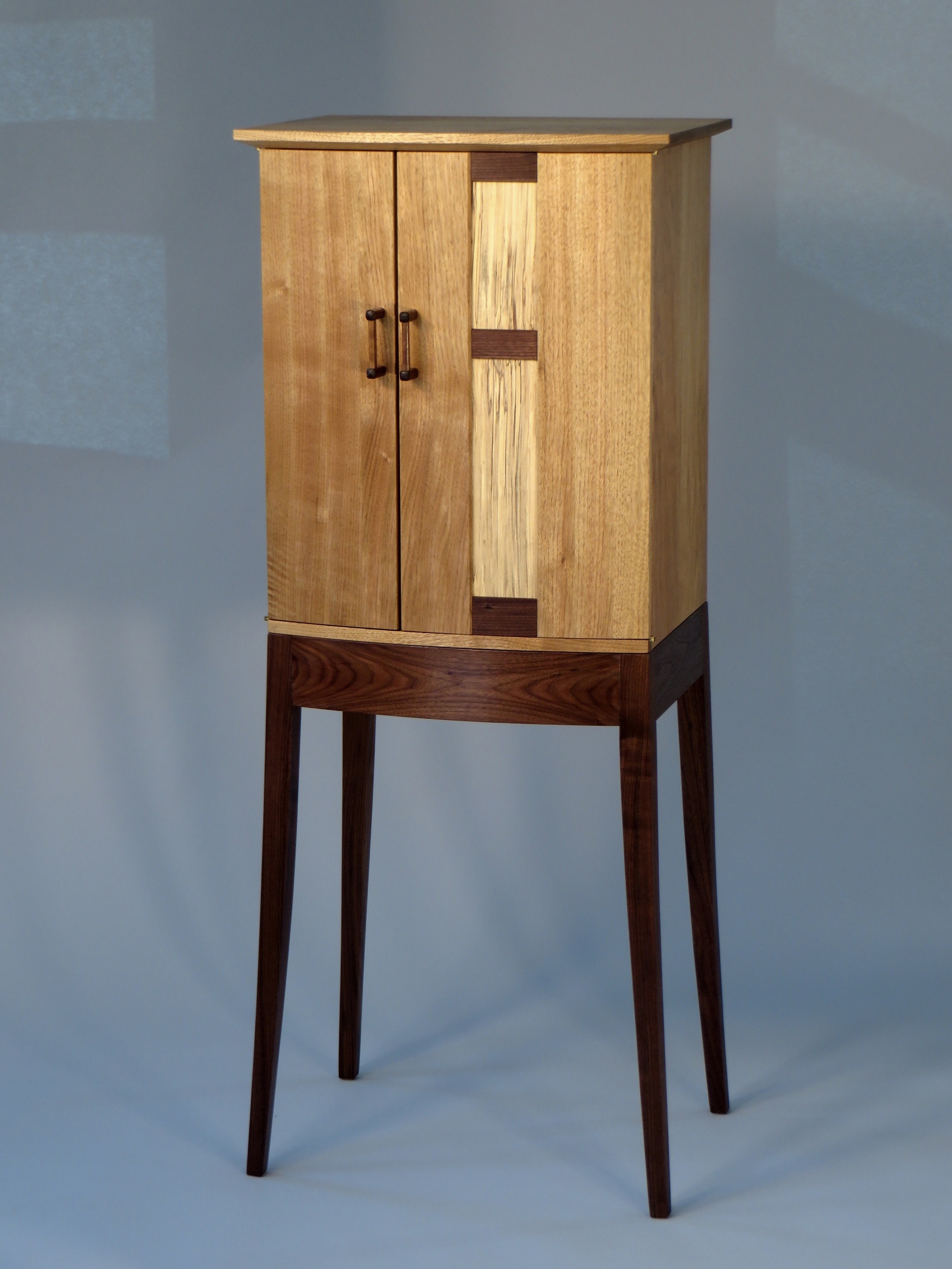 Butternut Whiskey Cabinet