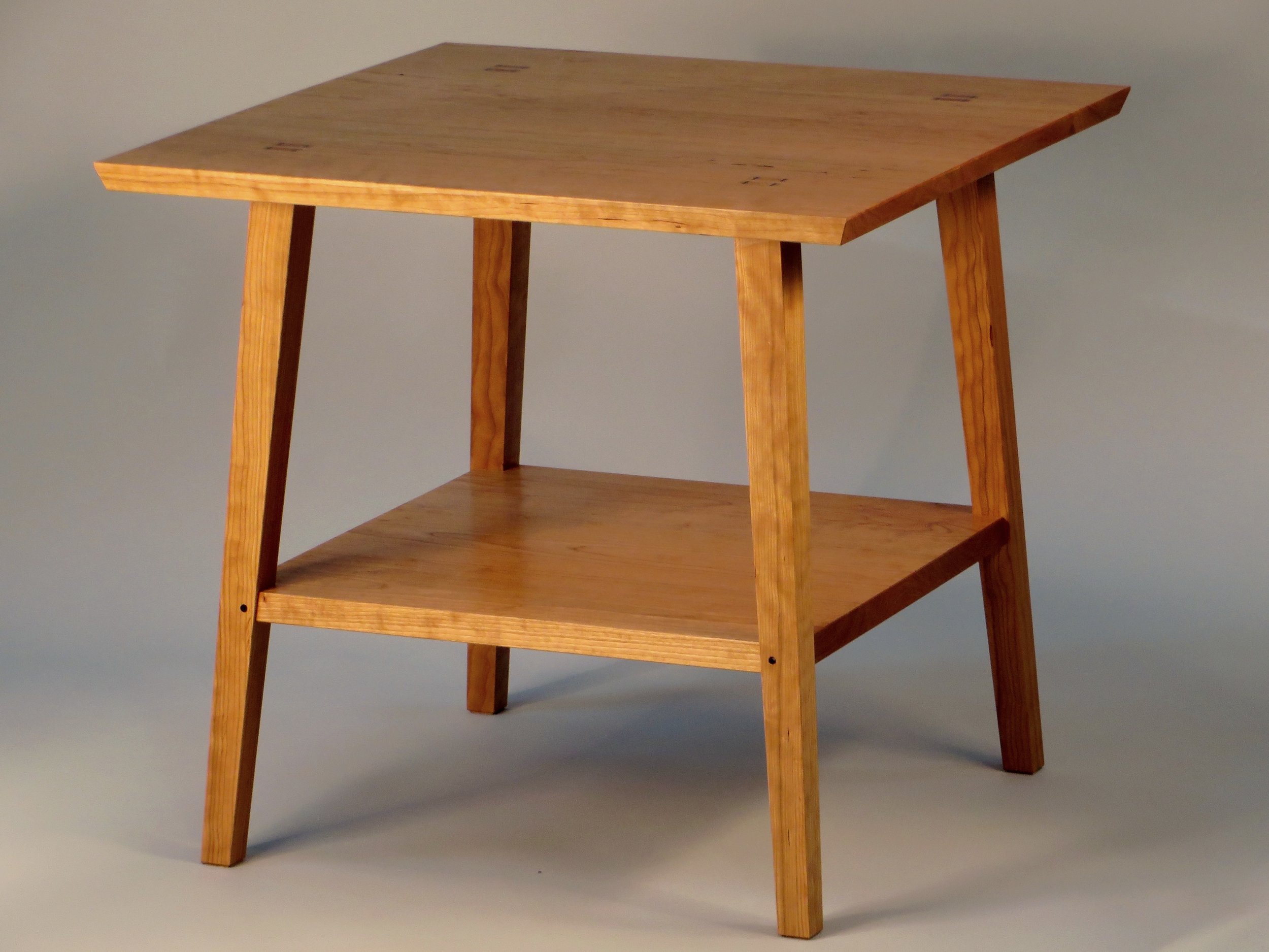 Closeup of a single table