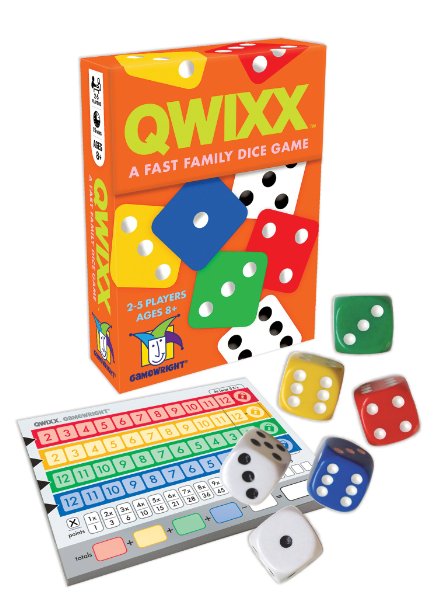 Qwixx : A game of probability and luck, and as the name suggests, it's quick! And Fun!