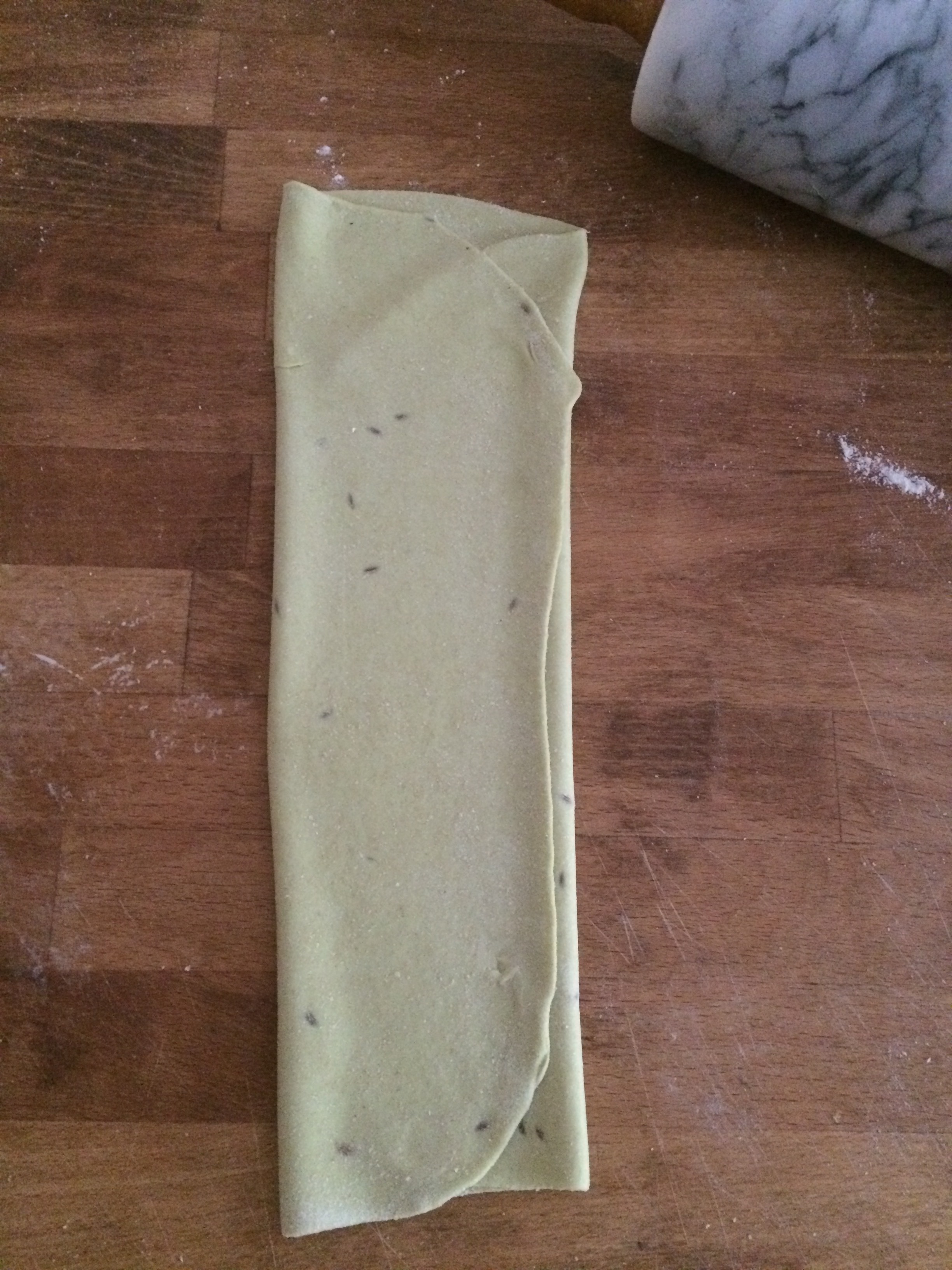 Then fold over the left side.