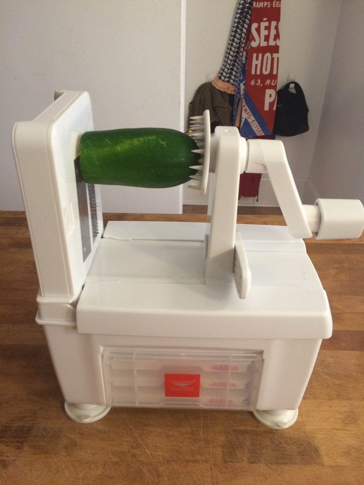 Zucchini in place