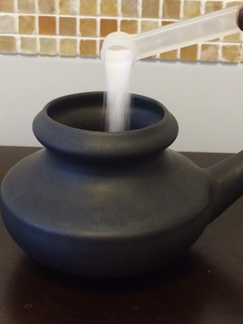 When you purchase a Neti Pot, a wide opening is good as to have a good flow of water passing through. This helps to wash out any allergens or bacteria that is over-populating your nasal passages and causing the infection. Some Neti Pots are dishwasher safe. I wash mine with soap and hot water and set it out to air dry. It is important to observe clean conditions with your Neti pot, so please don't skip this step! 